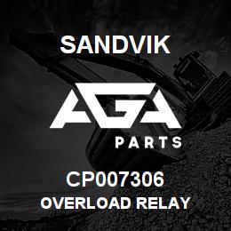 CP007306 Sandvik OVERLOAD RELAY | AGA Parts