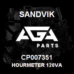 CP007351 Sandvik HOURMETER 120VA | AGA Parts