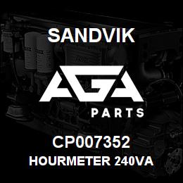 CP007352 Sandvik HOURMETER 240VA | AGA Parts