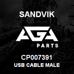 CP007391 Sandvik USB CABLE MALE | AGA Parts