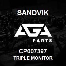 CP007397 Sandvik TRIPLE MONITOR | AGA Parts