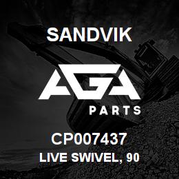 CP007437 Sandvik LIVE SWIVEL, 90 | AGA Parts
