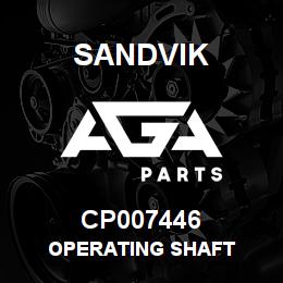 CP007446 Sandvik OPERATING SHAFT | AGA Parts