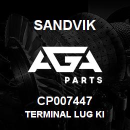 CP007447 Sandvik TERMINAL LUG KI | AGA Parts