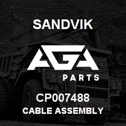 CP007488 Sandvik CABLE ASSEMBLY | AGA Parts