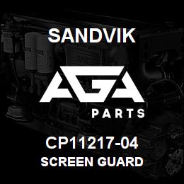 CP11217-04 Sandvik SCREEN GUARD | AGA Parts