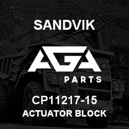CP11217-15 Sandvik ACTUATOR BLOCK | AGA Parts