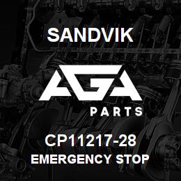 CP11217-28 Sandvik EMERGENCY STOP | AGA Parts