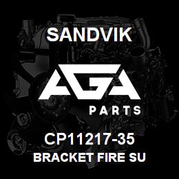 CP11217-35 Sandvik BRACKET FIRE SU | AGA Parts