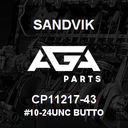 CP11217-43 Sandvik #10-24UNC BUTTO | AGA Parts