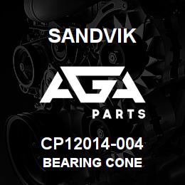 CP12014-004 Sandvik BEARING CONE | AGA Parts