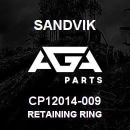 CP12014-009 Sandvik RETAINING RING | AGA Parts