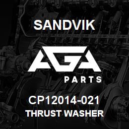 CP12014-021 Sandvik THRUST WASHER | AGA Parts