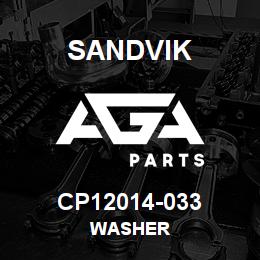 CP12014-033 Sandvik WASHER | AGA Parts