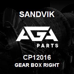 CP12016 Sandvik GEAR BOX RIGHT | AGA Parts