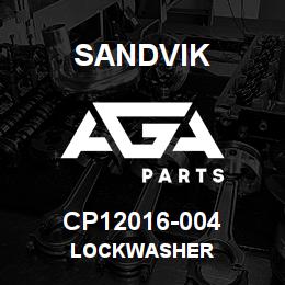 CP12016-004 Sandvik LOCKWASHER | AGA Parts