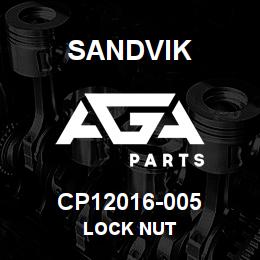 CP12016-005 Sandvik LOCK NUT | AGA Parts