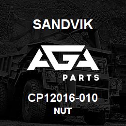 CP12016-010 Sandvik NUT | AGA Parts