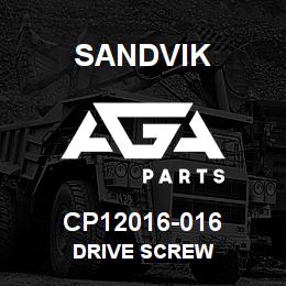 CP12016-016 Sandvik DRIVE SCREW | AGA Parts