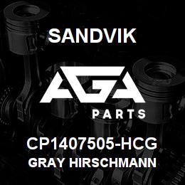CP1407505-HCG Sandvik GRAY HIRSCHMANN | AGA Parts