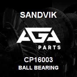 CP16003 Sandvik BALL BEARING | AGA Parts