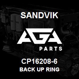 CP16208-6 Sandvik BACK UP RING | AGA Parts
