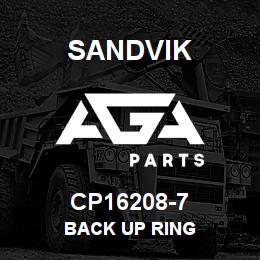 CP16208-7 Sandvik BACK UP RING | AGA Parts
