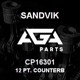 CP16301 Sandvik 12 PT. COUNTERB | AGA Parts