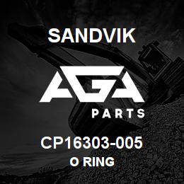 CP16303-005 Sandvik O RING | AGA Parts