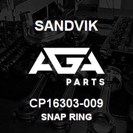 CP16303-009 Sandvik SNAP RING | AGA Parts