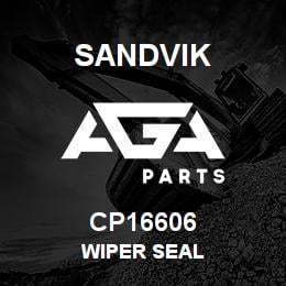 CP16606 Sandvik WIPER SEAL | AGA Parts