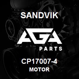 CP17007-4 Sandvik MOTOR | AGA Parts