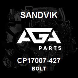 CP17007-427 Sandvik BOLT | AGA Parts