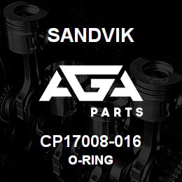 CP17008-016 Sandvik O-RING | AGA Parts