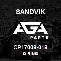 CP17008-018 Sandvik O-RING | AGA Parts