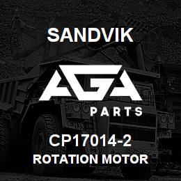 CP17014-2 Sandvik ROTATION MOTOR | AGA Parts