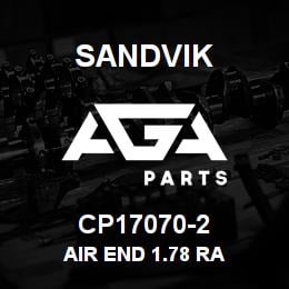 CP17070-2 Sandvik AIR END 1.78 RA | AGA Parts