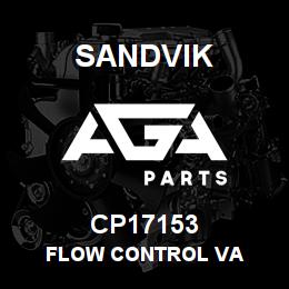 CP17153 Sandvik FLOW CONTROL VA | AGA Parts