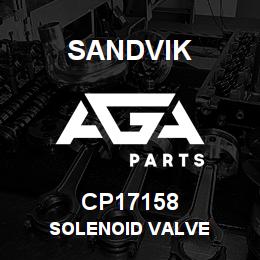 CP17158 Sandvik SOLENOID VALVE | AGA Parts
