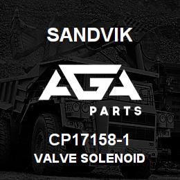 CP17158-1 Sandvik VALVE SOLENOID | AGA Parts