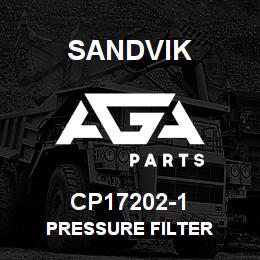 CP17202-1 Sandvik PRESSURE FILTER | AGA Parts