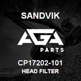 CP17202-101 Sandvik HEAD FILTER | AGA Parts