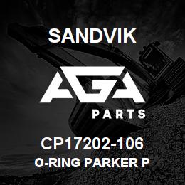 CP17202-106 Sandvik O-RING PARKER P | AGA Parts