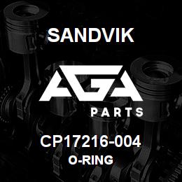 CP17216-004 Sandvik O-RING | AGA Parts