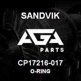 CP17216-017 Sandvik O-RING | AGA Parts