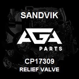 CP17309 Sandvik RELIEF VALVE | AGA Parts