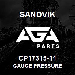 CP17315-11 Sandvik GAUGE PRESSURE | AGA Parts