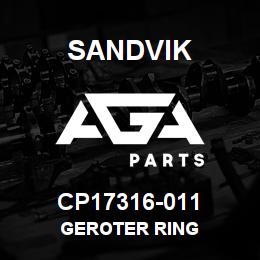 CP17316-011 Sandvik GEROTER RING | AGA Parts