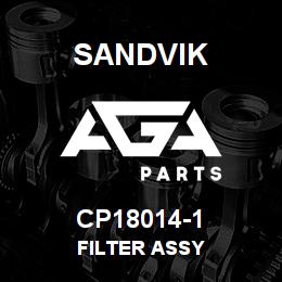 CP18014-1 Sandvik FILTER ASSY | AGA Parts