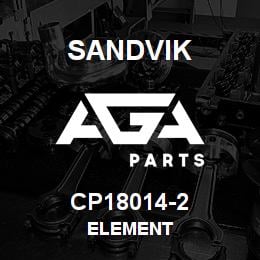 CP18014-2 Sandvik ELEMENT | AGA Parts